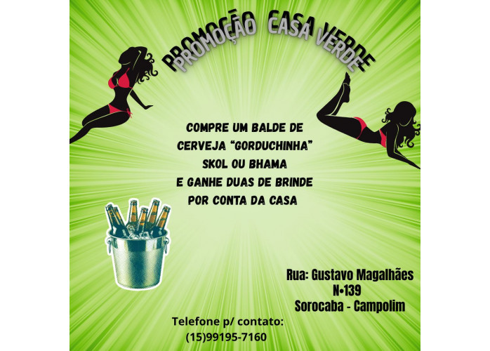 Casa verde hoje 24hs vem nos Visitar Você Vai Adorar!!!
