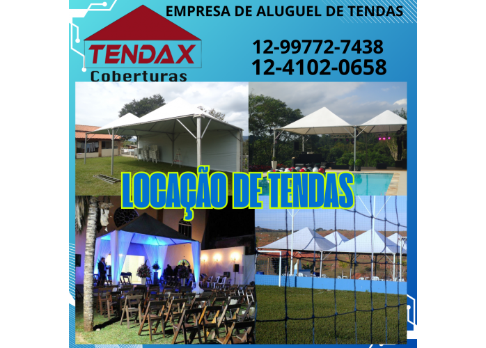Locação de tendas para Igreja e festas em geral 