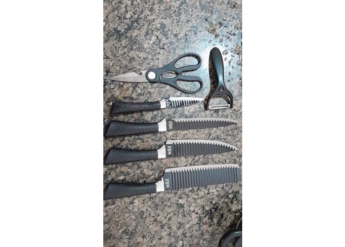 Kit 6 Peças Facas Antiaderente