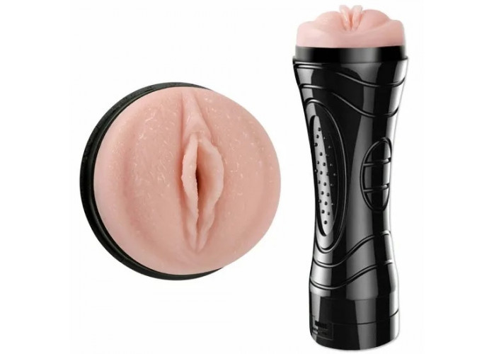 Masturbador Vagina Cyber c/ Vibrador Modelo Lanterna. Masturbador Vagina Cyber c/ Vibrador Modelo Lanterna.