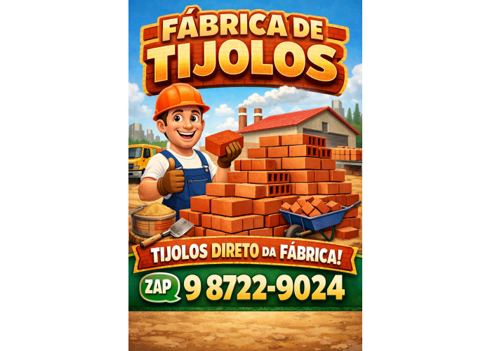 TIJOLOS CERÂMICO DIRETO DA FABRICA 8 FUROS 9X19X19