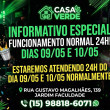 Sábado e domingo Especial na Casa Verde vem Conferir!!!